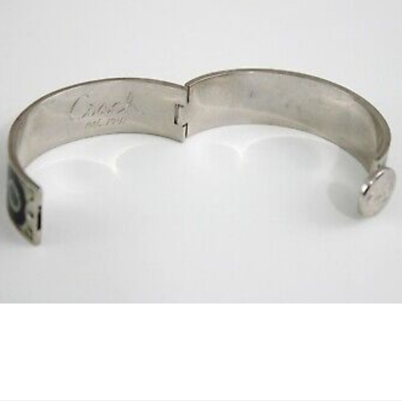 NWOT GORGEOUS COACH BRACELET IN TRIBAL BLUES - Picture 4 of 4